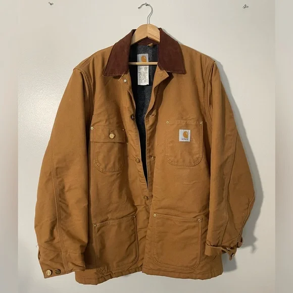 Vintage Carhartt Jacket Blanket Lined Sz Large Tall - Picture 4 of 4